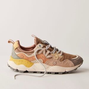 NEW Flower Mountain Yamano 3 Sneakers in Stone/Mud/Light Grey
